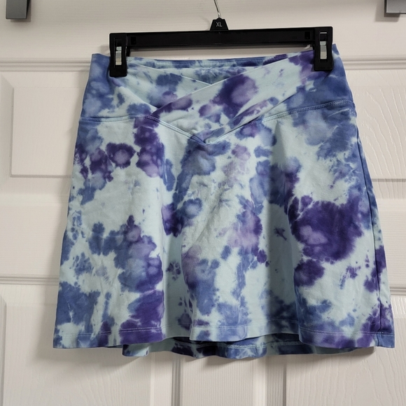 PINK Victoria's Secret Pants - Victoria's Secret - Blue & Purple Tie-Dye Tennis Golf Skort Shorts Size M